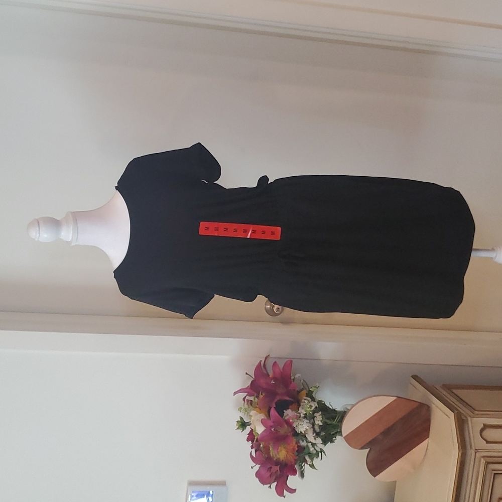 32 Degrees black T-shirt dress